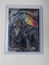 2026 Star Wars Topps Chrome Black & White Shimmer Massiff card 119 picture