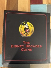Disney Decades Coins 1920–2000 Set Binder Album, coins Card Pages – Complete picture