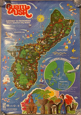 Vintage Guam USA Travel Poster by Guam Visitors Bureau 21
