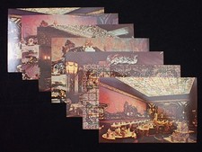 EXCELLENT Vintage Maxwell's Plum NYC Restaurant Giant Post Card 9x6 Unused Lot 7 picture