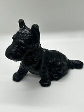 Antique Hubley Cast Iron Wire Haired Terrier Sitting Dog Bookend 3.75 lbs 5