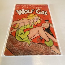 AL CAPP’S WOLF GAL #1 GGA PRE-CODE RISQUE COVER LIL ABNER LOW GRADE picture