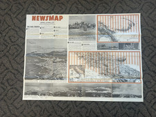 Vintage Oct. 4, 1943 WWII NEWSMAP - A Mournful Melody picture