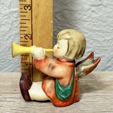 Goebel Hummel Angel with Trumpet Joyous News Nativity HUM 238C TMK4 Skrobek 1967 picture