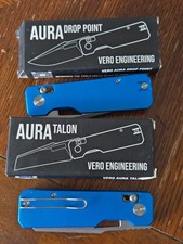 Vero Engineering Aura Folding Knife Set - First Run Matching Numbers #42 picture