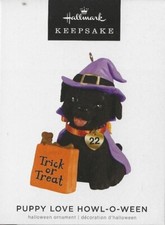 Hallmark Keepsake 2022 Puppy Love Howl-O-Ween Halloween Ornament NEW in Box picture