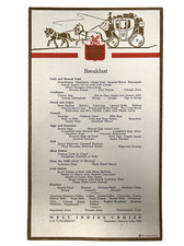 Nord Deutscher Lloyd Bremen Breakfast Menu From January 14, 1932, S.S. Columbus picture