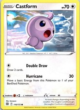 Castform 116/172 Regular Brilliant Stars Pokemon TCG CCG Nintendo Common 2022 picture