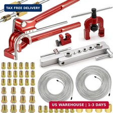 smseace 55Pack 3/16 Inch+3/16 Inch Brake line kit Include 25 FT Zinc-Plated Brak picture