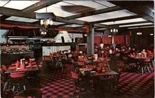 Wausau, WI Wisconsin  HOFFMAN HOUSE RESTAURANT~Midway Motel  ROADSIDE  Postcard picture