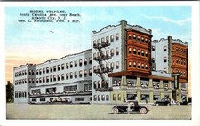 1910-20's HOTEL STANLEY ATLANTIC CITY NJ GEORGE KLEINGINNA MANAGER POSTCARD picture