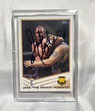 Jake “The Snake” Roberts WWE Legends Autographed Card – In Person Auto Ungraded picture