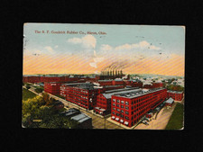 Vtg Postcard BF Goodrich Rubber Co Akron OH 1915 picture