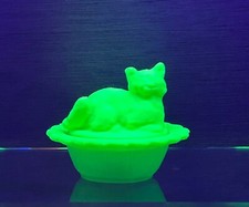 UV Glow Friends | Cathy the Cat on Nest | UV Glow Cabinet Salt Cellar picture