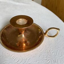 Copper Colored Taper Candle Holder picture