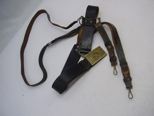 Civil War (1861-65) Leather Sword Baldric Belt w/ Inspector marks -STAR Buckle picture