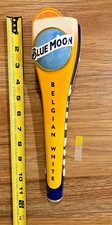 Blue Moon Beer Tap Handle Knob Top Keg Bar Brewing Draft Belgian White Plastic picture