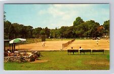 Lakeside OH-Ohio, Lakeside's Athletic Field, Antique Vintage Souvenir Postcard picture
