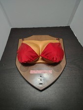 Vtg Jingle Jugs “The Trophy Rack” Sings and Moves On Plaque RARE Gag Gift  picture