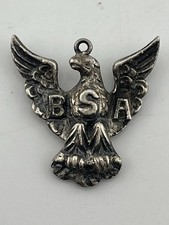 Vintage 1920s EAGLE SCOUT Boy Scouts of America Award Medal PENDANT BSA picture