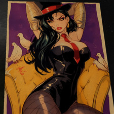 Zatanna Art Print Signed 8.5x11 | Art by Keyeske picture