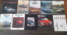 Lot 10 vintage Chevrolet sales brochures 70's 80's picture