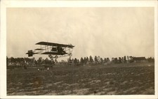 Pinehurst NC Postmark Pioneer Aviation Airplane c1910s Real Photo Postcard bhn picture