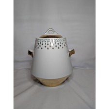 Vintage Hall Flare Ware Gold Lace Atomic Starburst Cookie Jar picture