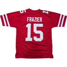 Tommie Frazier Autographed Nebraska Huskers (Red #15) Custom Jersey - JSA picture
