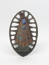 Signed Juan Reyes Madonna & Child Mixed Media Copper, Bronze & Gemstone Artwork picture