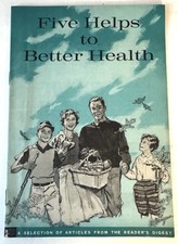 Vintage 1958 General Motors Booklet Five Helps To Better Health picture