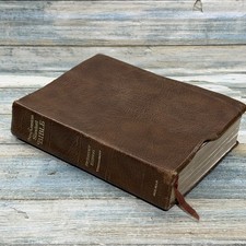 Vintage NASB Reference Bible 1973 Holman New American Standard Indexed Brown picture