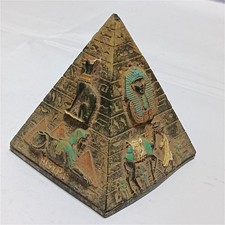 Handcrafted Egypt pyramid souvenir ancient pharaoh and camel relief design decor picture