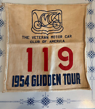 1954 Automobile Banner Esso Veteran Motor Car Club of America Glidden Tour 119 picture
