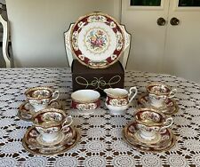 Royal Albert Lady Hamilton Tea Trio :Tea Cup, Saucer&Dessert Plate + 3serving Pc picture