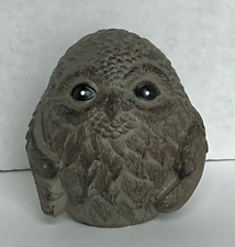 Giftcraft Dark Brown Owl Figurine with Detailed Feathers Resin 3