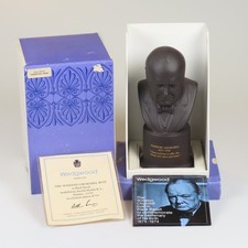 Wedgwood Centenary bust of Winston S. Churchill, copy #200 of 750, original box picture