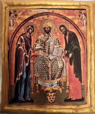 Deesis Deisis Christ Mary John The Baptist Greek Eastern Orthodox Icon picture