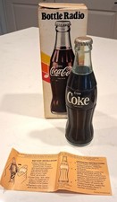 Vintage Coca Cola Bottle AM Transistor Radio by Radio Shack - CIB with Manual picture