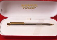 SHEAFFER PRELUDE MECHANICAL SILVER GOLD TONE PENCIL IN RED BOX CASE  picture