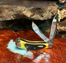Case XX Tested XX TB42110 SS Saddlehorn 2-BladeYellow/Brown (Bumble Bee) picture