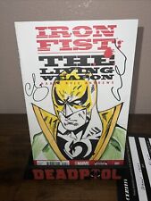Iron Fist original Sketch On Blank Comic Cover by Esau & Isaac Escorza W/COA picture