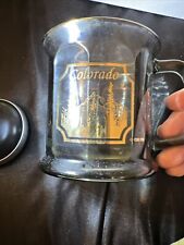 vtg Colorado 22k gold culver amber mug picture