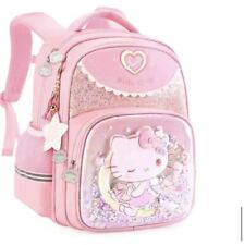 Sanrio Hello Kitty BackPack Bag Book Bag Back To School Kawaii Kids Pink picture