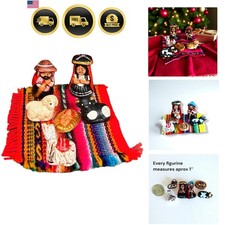 Tiny Peruvian Nativity Scene 6 pcs Set 1