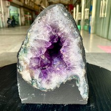 4.6LB  Large Natural Amethyst Geode Cathedral Crystal Cluster Specimen Healing picture