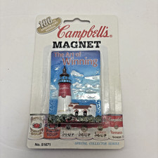 CAMPBELL'S ~ 100th ANNIVERSARY  The Art of Winning MAGNET 1997 Light Tower picture