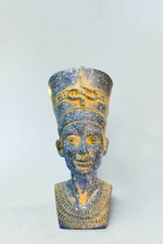 Unique Royal Statue of Ancient Egyptian Queen Nefertiti Granite Stone picture