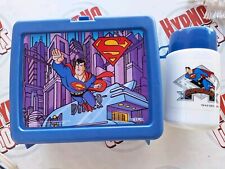 Vintage SUPERMAN Lunchbox 1998 DC Comics Lunch Box WITH  Thermos picture