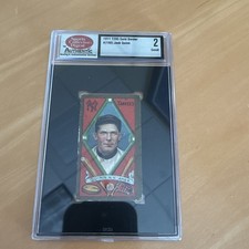 1910 T206 John Quinn SCD 2 Graded Tobacco Card Piedmont Back #350-460 picture